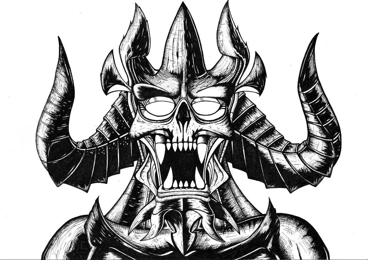 Horned Skull